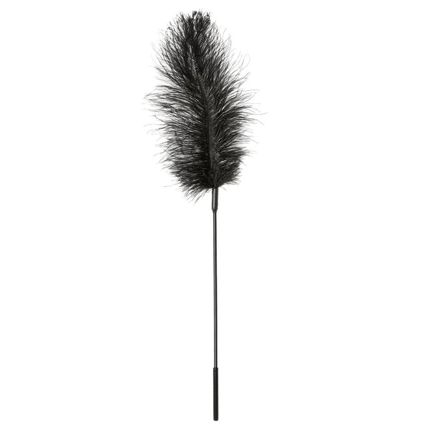 OSTRICH TICKLER BLACK