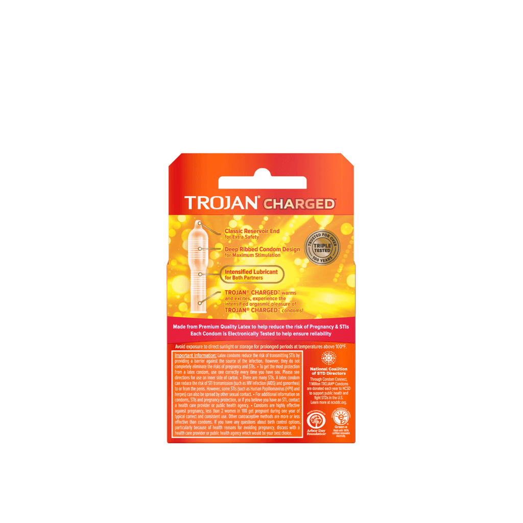 TROJAN INTENSIFIED CHARGED 3pk