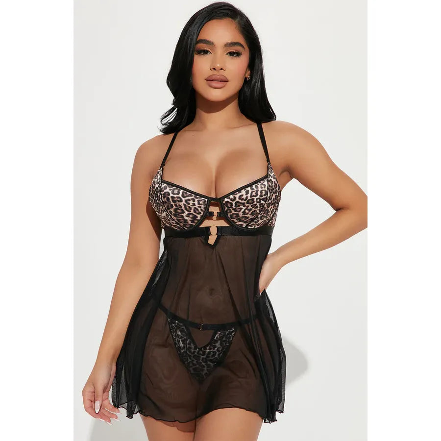 LEOPARD BBYDLL PNTHR STRNG LXL