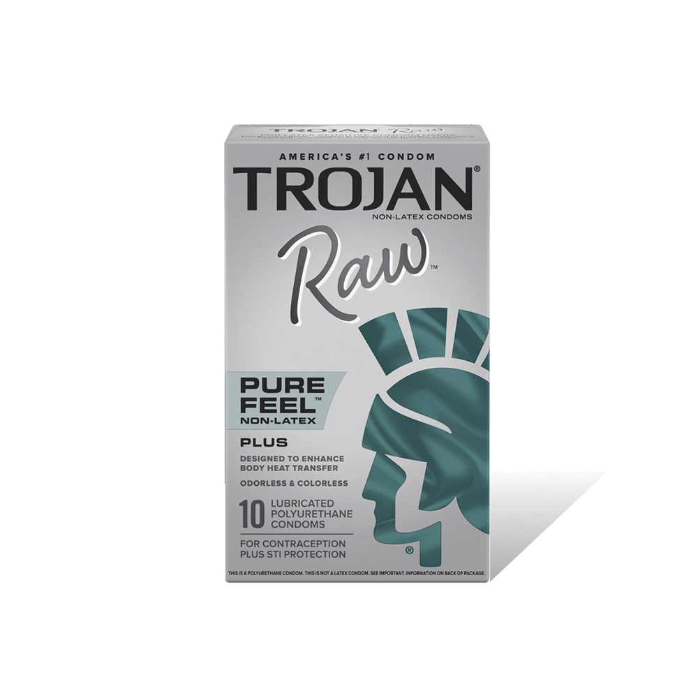 TROJAN RAW PURE FEEL 10ct