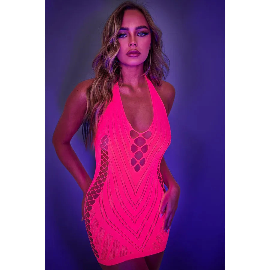 GLOW BDYSTCKNG NEON PNK QN