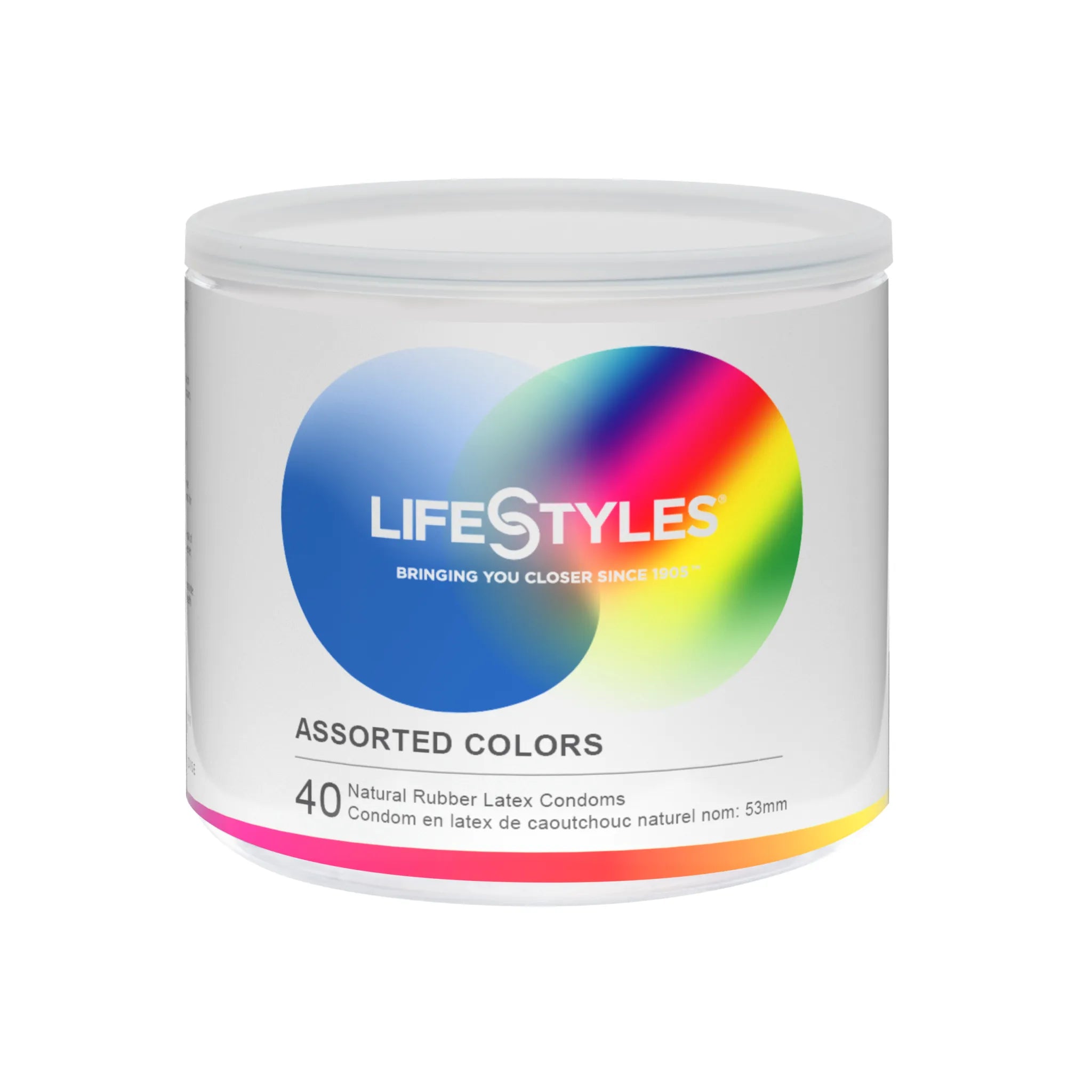 LIFESTYLES ASSTD COLORED SINGLES