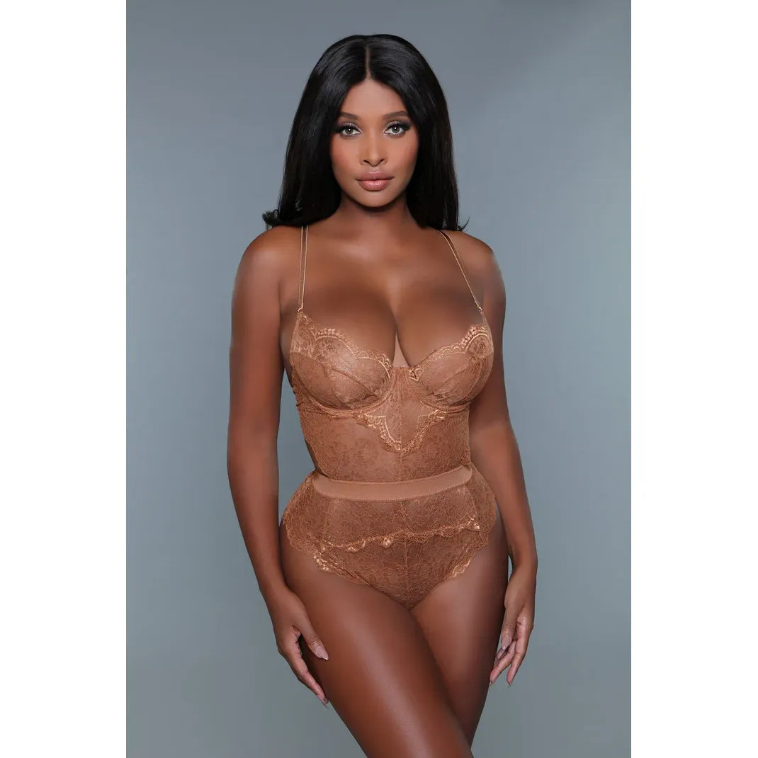 BETTANY BODYSUIT COFFEE M