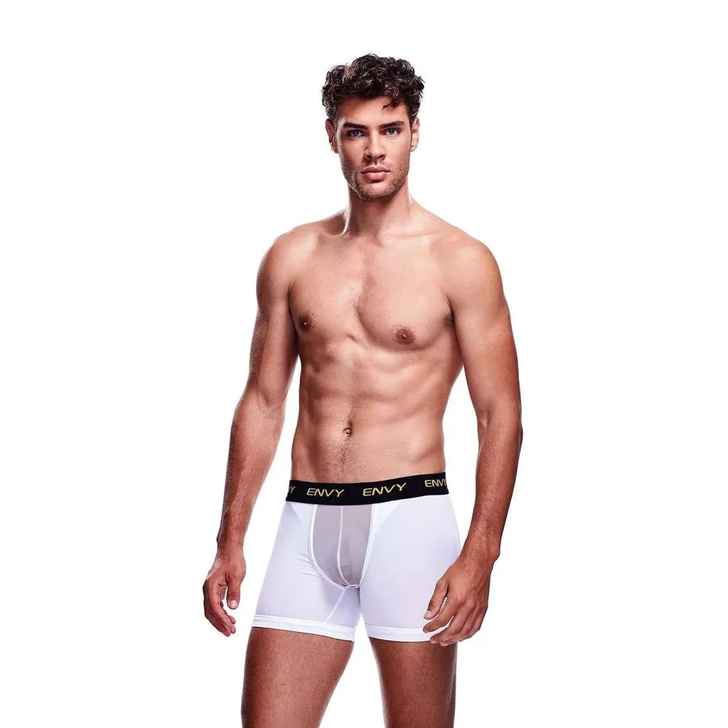 ENVY MESH LONG BXR WHT S/M