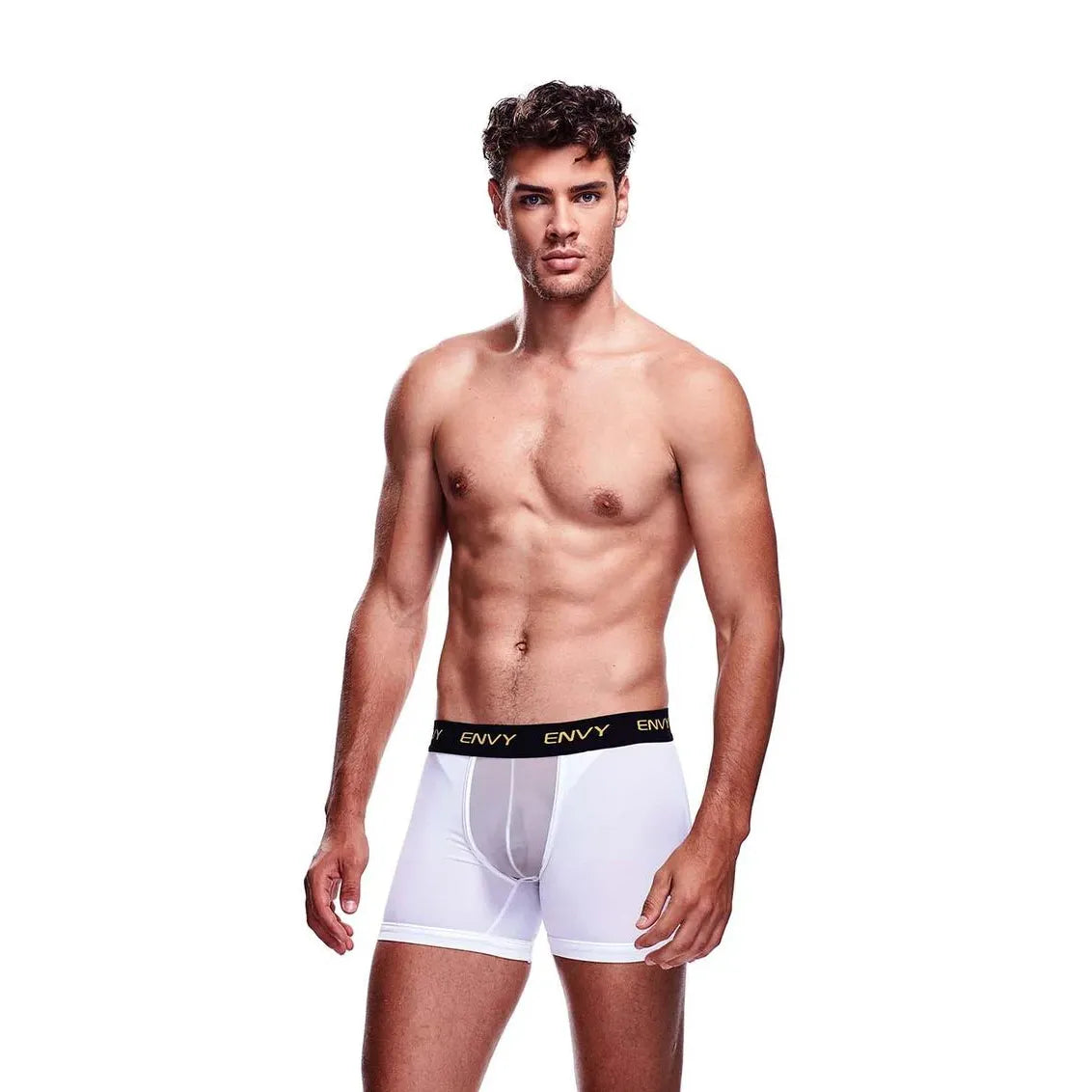 ENVY MESH LONG BXR WHT S/M