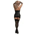 SELENE KEYHOLE DRESS BLK Q
