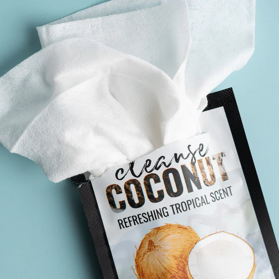 CLEANSE WIPES COCONUT 16ct