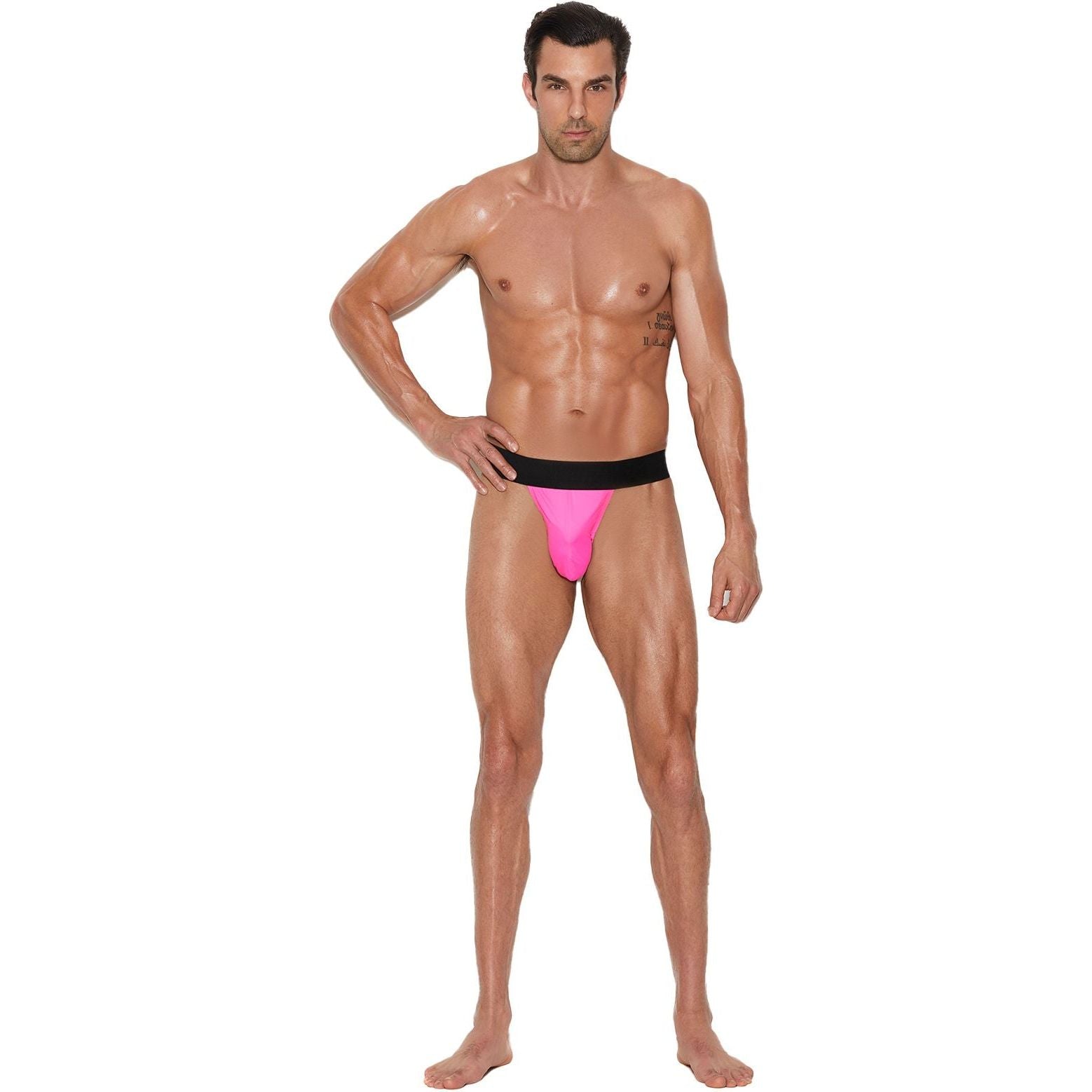 MEN'S THONG W/ELSTC BND S/M