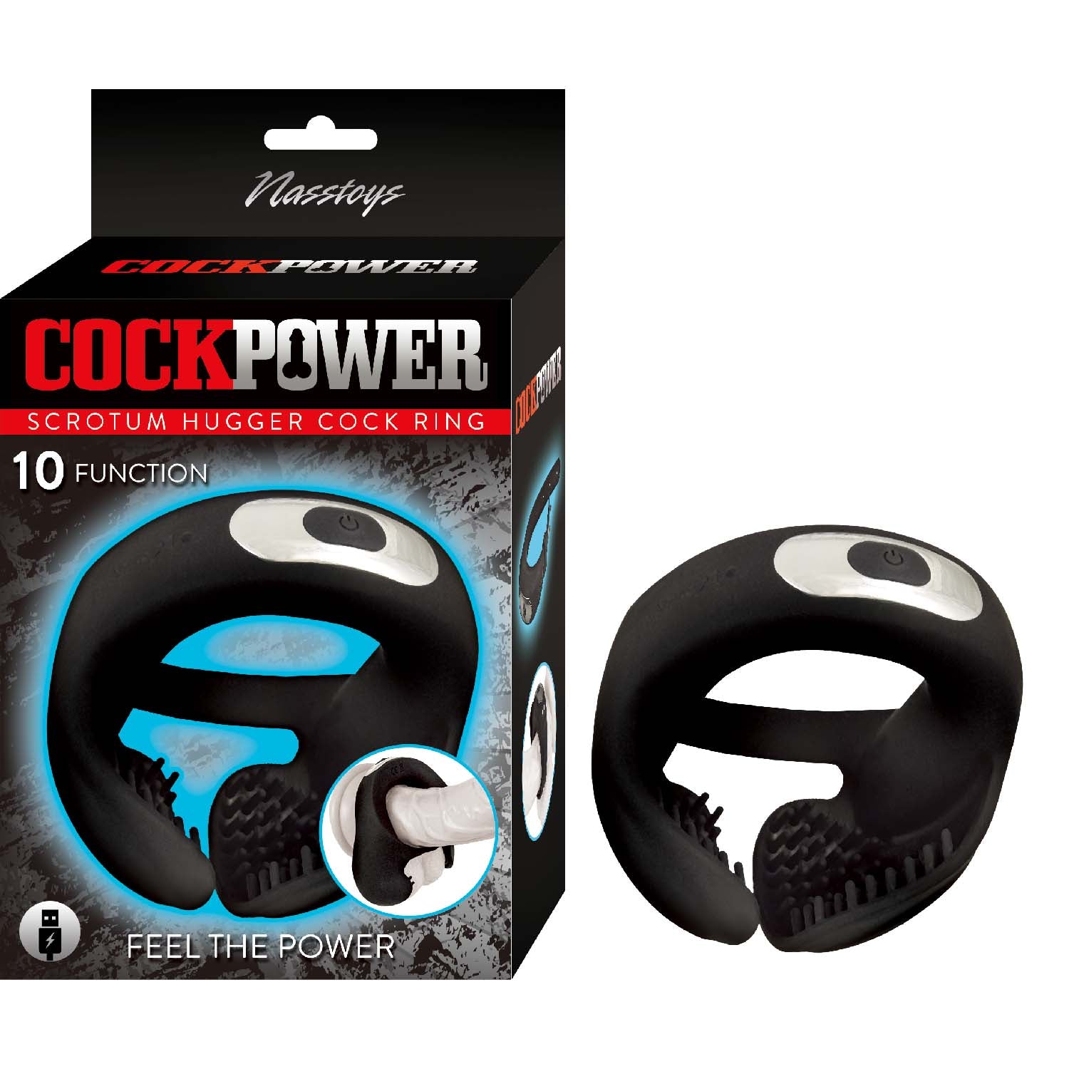 COCKPWR SCRTM HGGR C-RING BLK