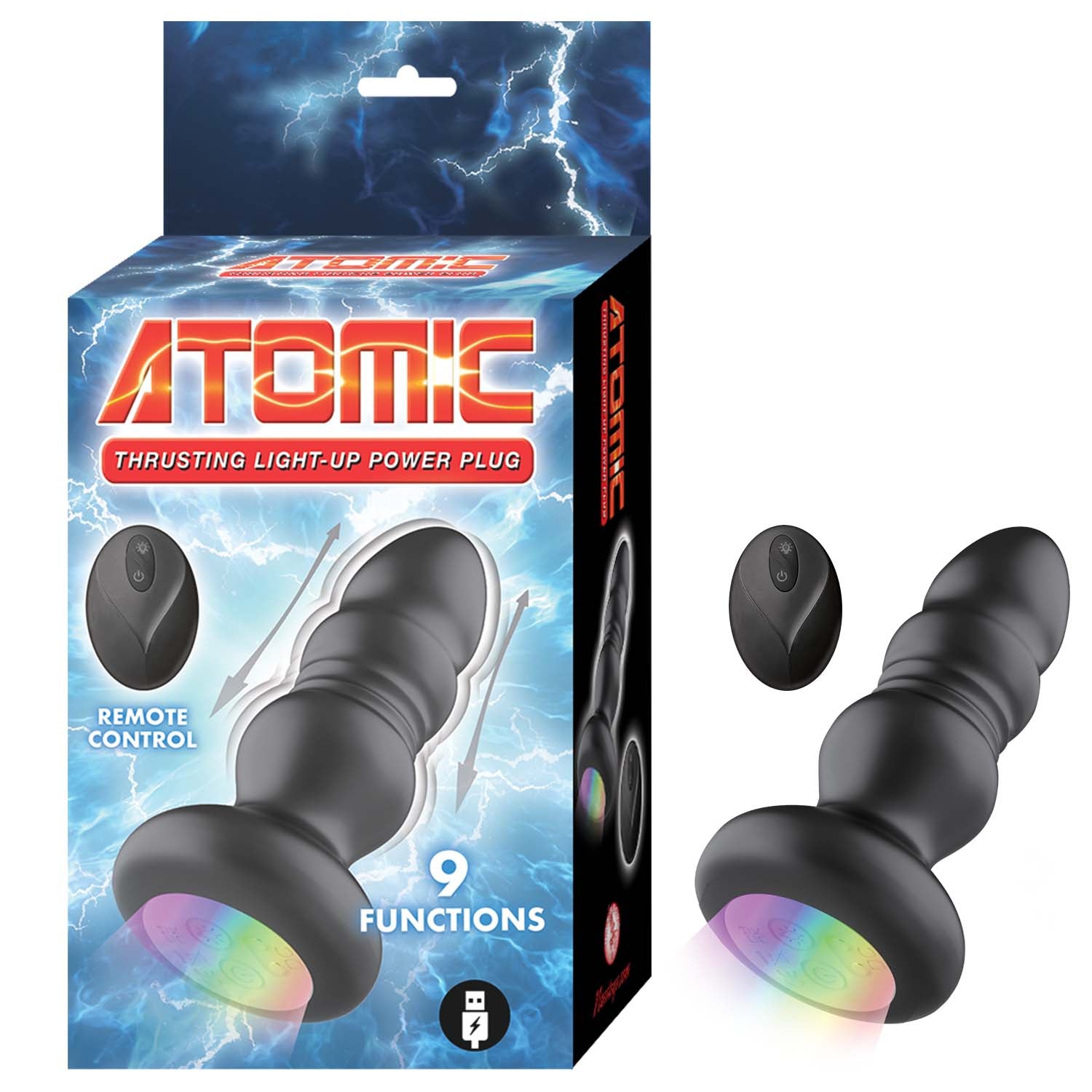 ATOMC THRSTG LT-UP PWR PLG BLK