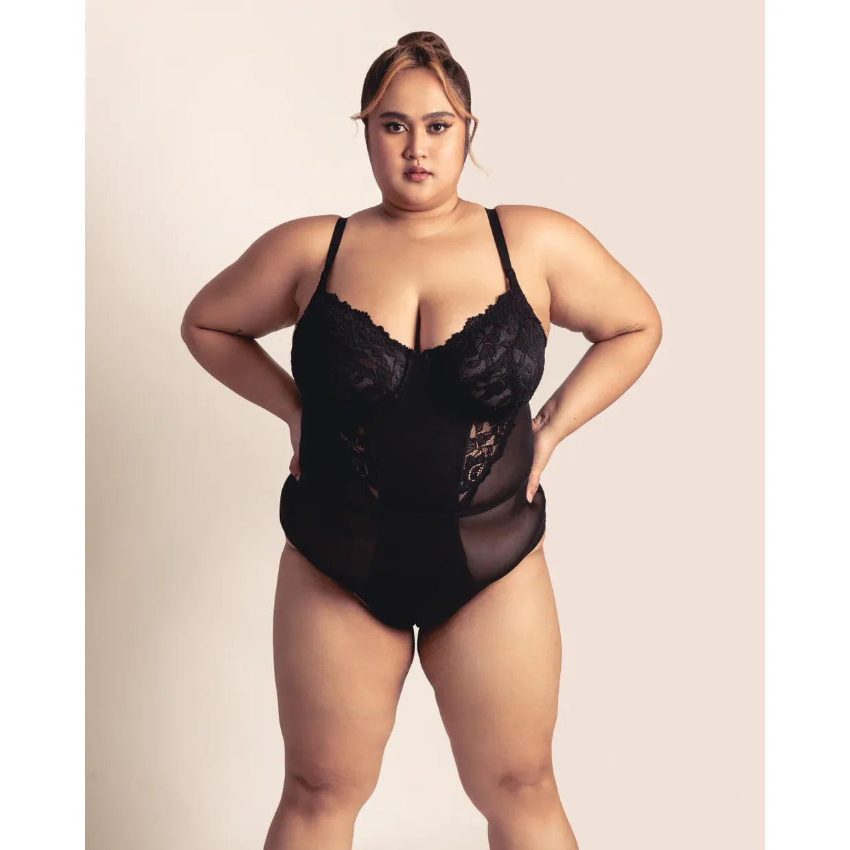 BODYSUIT BLACK 1/2X