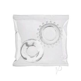 ROCK SOLID 2pk CLR C-RING 50pc