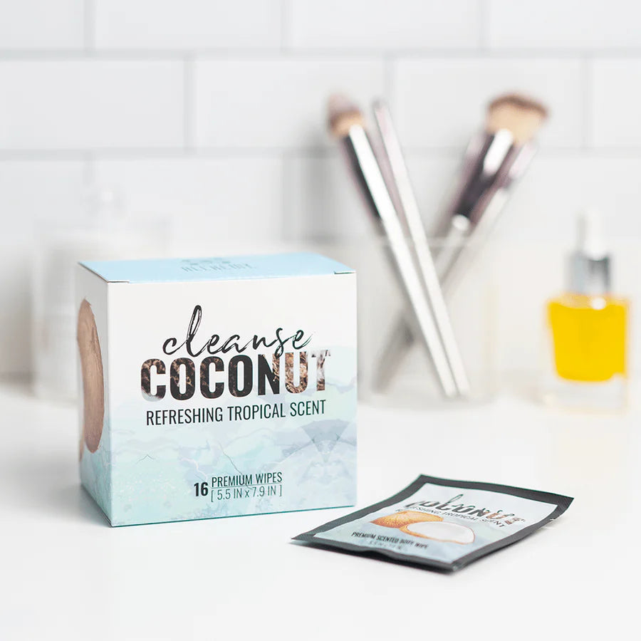 CLEANSE WIPES COCONUT 16ct
