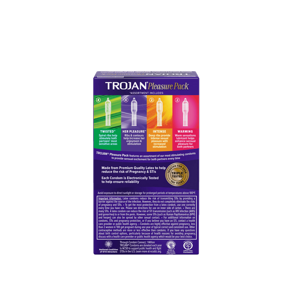 TROJAN PLEASURE PACK 12pk