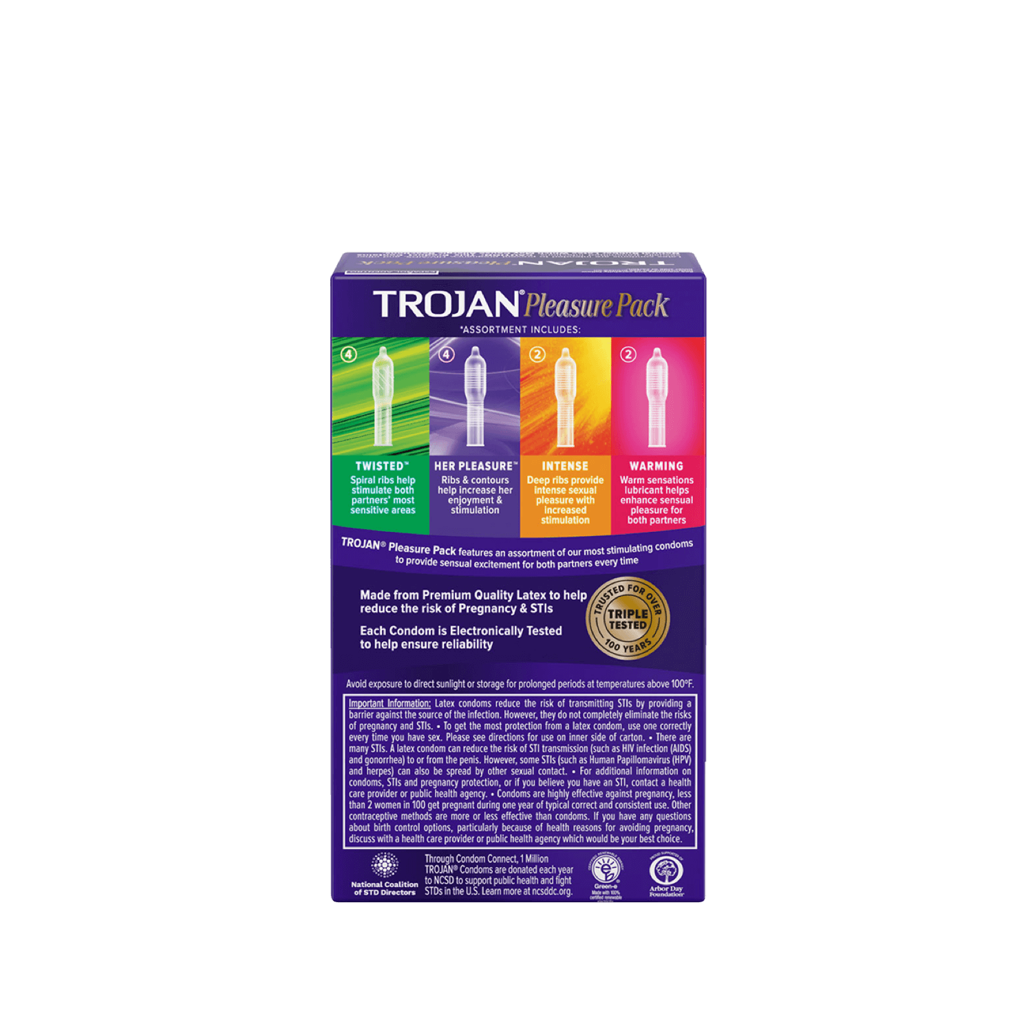 TROJAN PLEASURE PACK 12pk