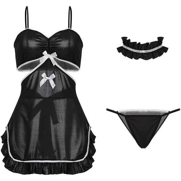 BABY DOLL CAMARERA BLK MED