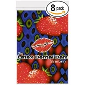 DENTAL DAMS - STRAWBERRY