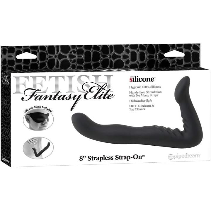 ELITE 8" HLLW STRP-ON BRN SLCN