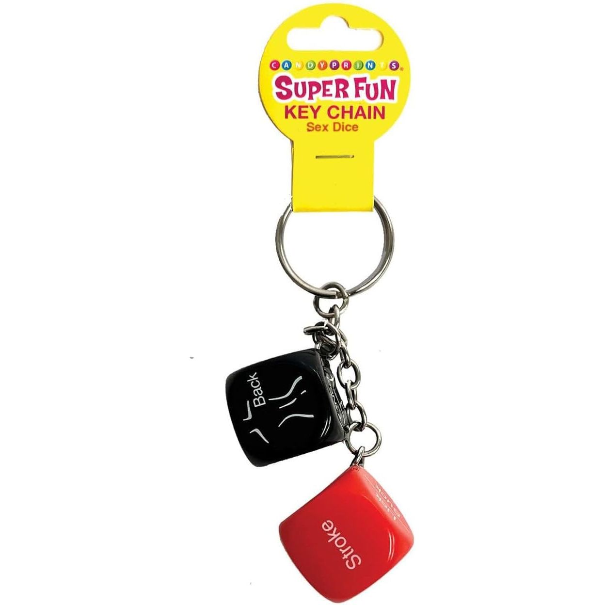 SUPER FUN SEX DICE KEYCHAIN
