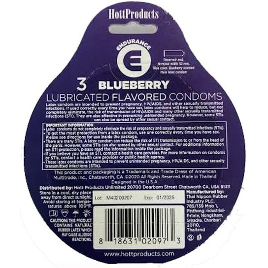 ENDURANCE BLUEBERRY 3pk