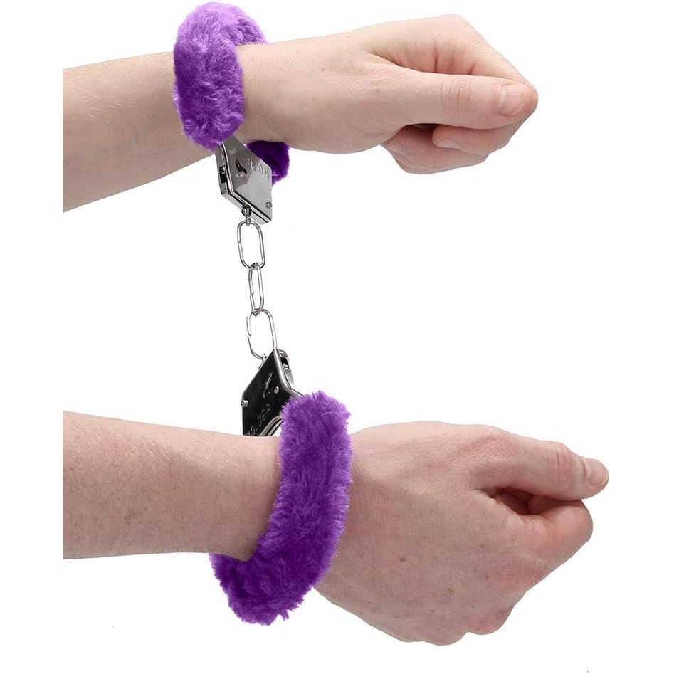 OUCH! FLUFFY HNDCFFS NAVY