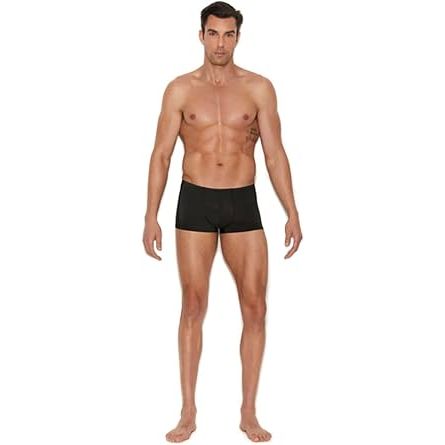MENS LYCR BXR BRF BLK S/M