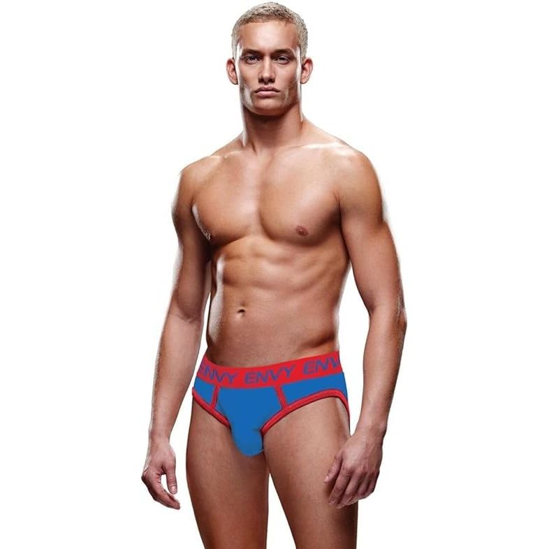 SOLID ENVY JOCK BLUE/RED S/M