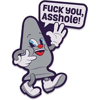 FUCK YOU ASSHOLE PIN