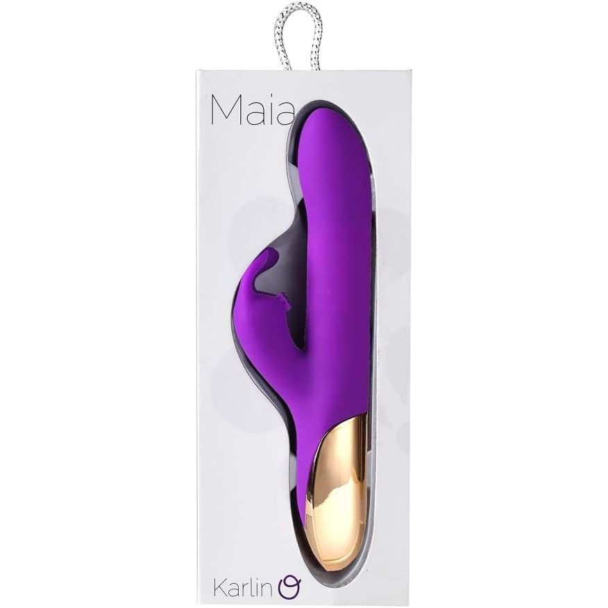 KARLIN 8.5" BEADED RBBT PRPL