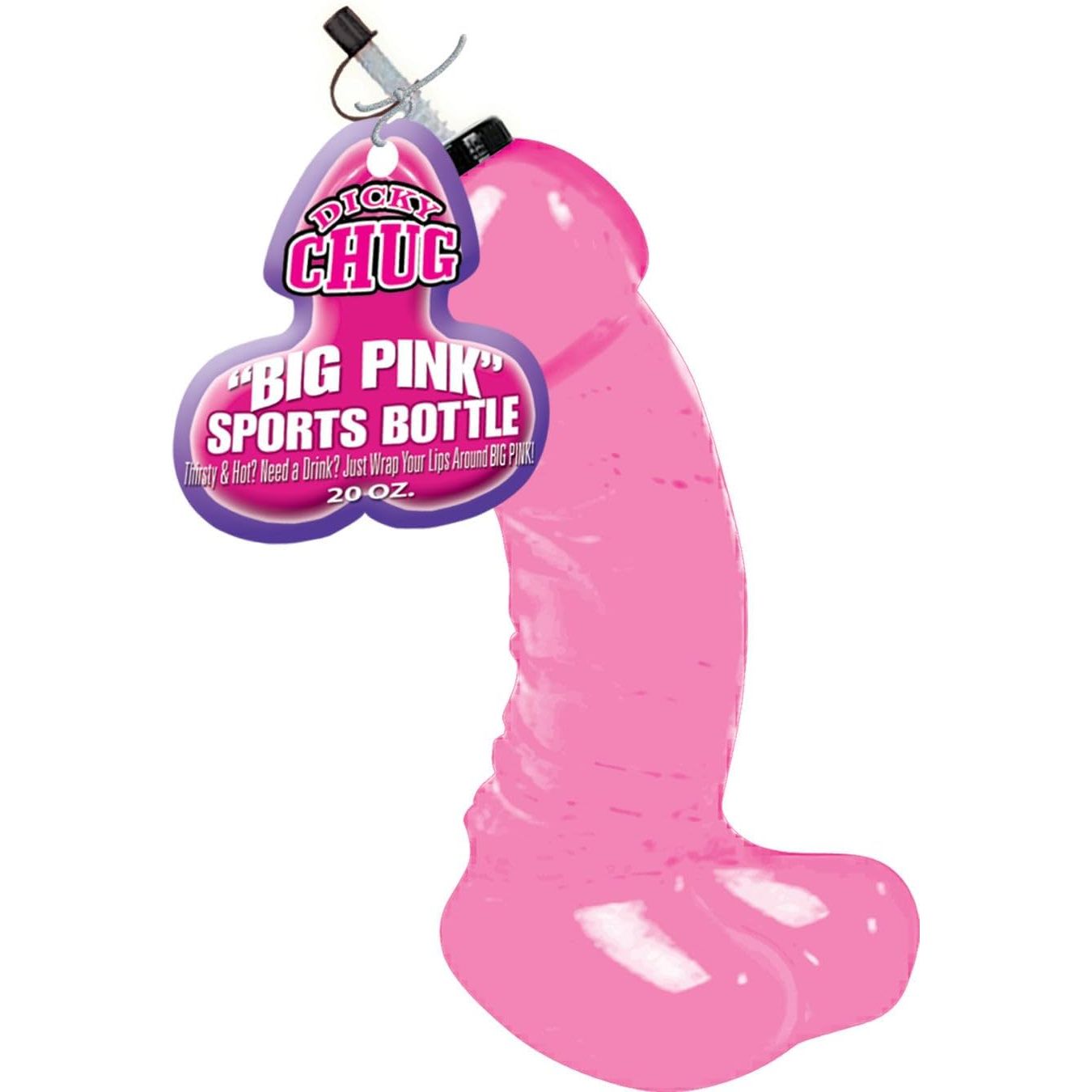 DICKY CHUG BIG PINK SPORTS BOTTLE