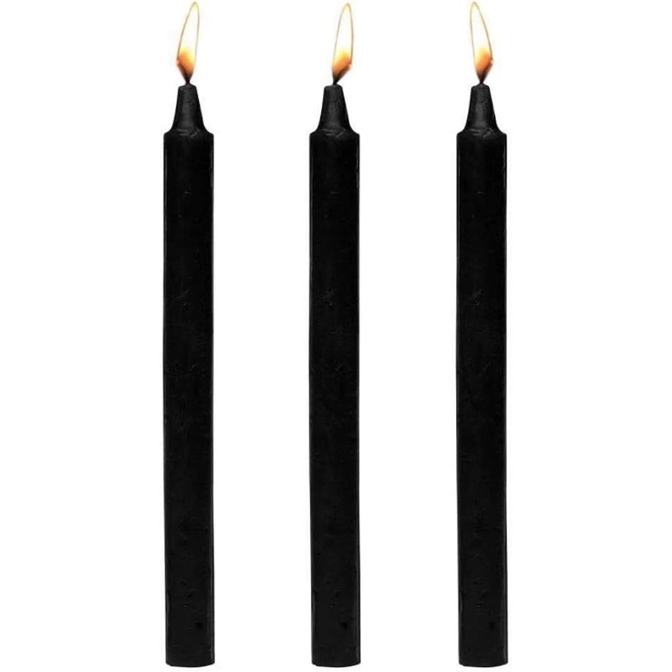 DARK DRIPPERS BLK CANDLES 3pk