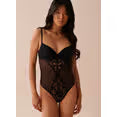 CHEEKY TEDDY LACE/MESH XXL RED