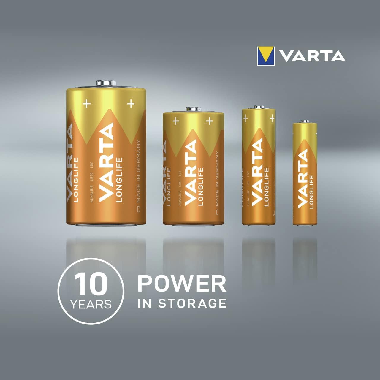 Varta AAA alkaline 4 pack (10pk)