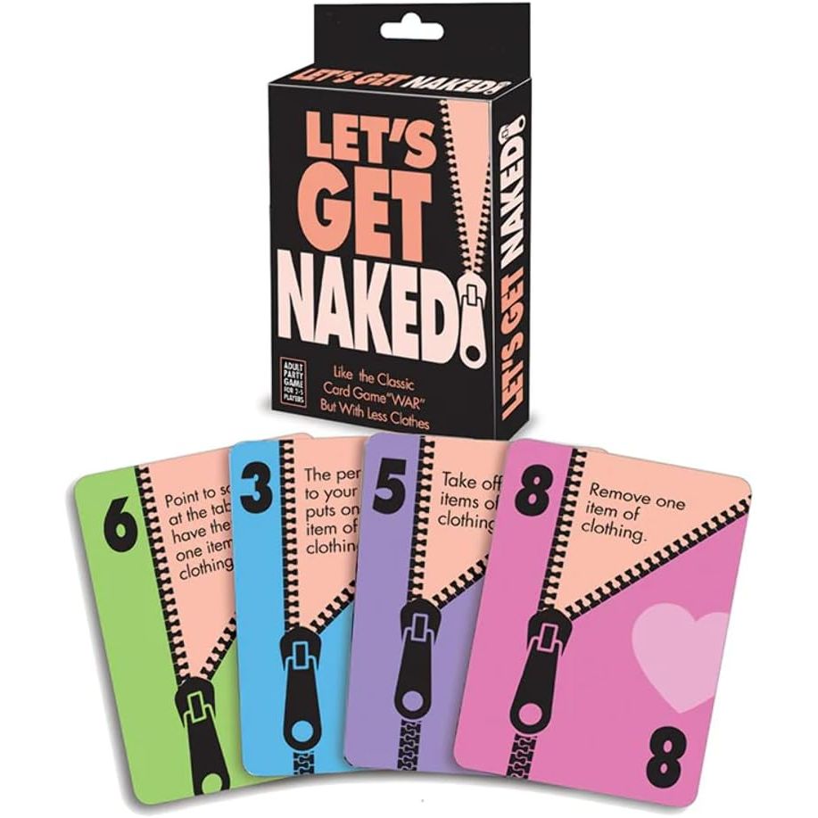 LET'S GET NAKED CARD GAME