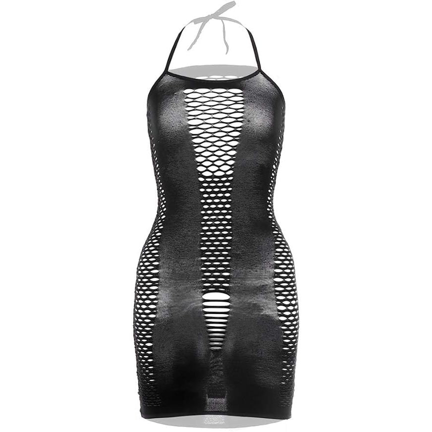 SEXY FSHNT MINI DRESS BLK
