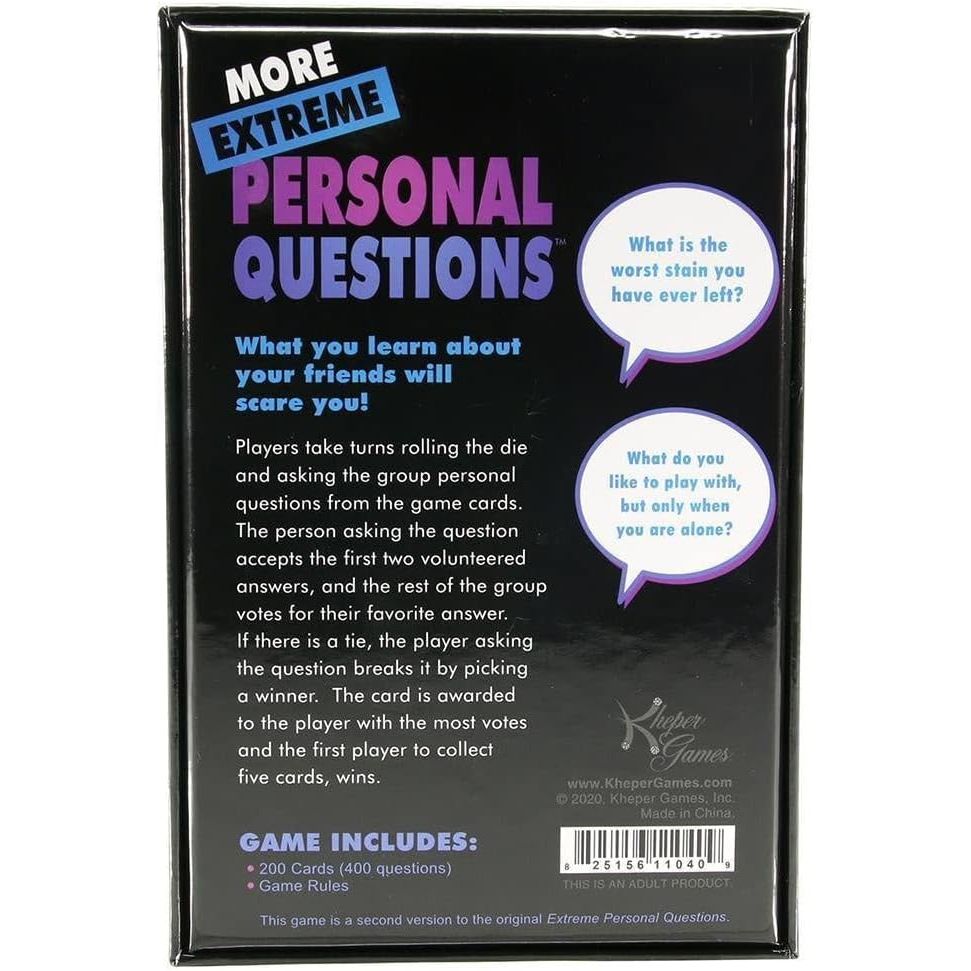 EXTREME PERSONAL QUESTIONS