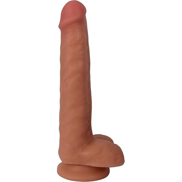 THINZ 8" SLIM DONG W/BALLS VAN