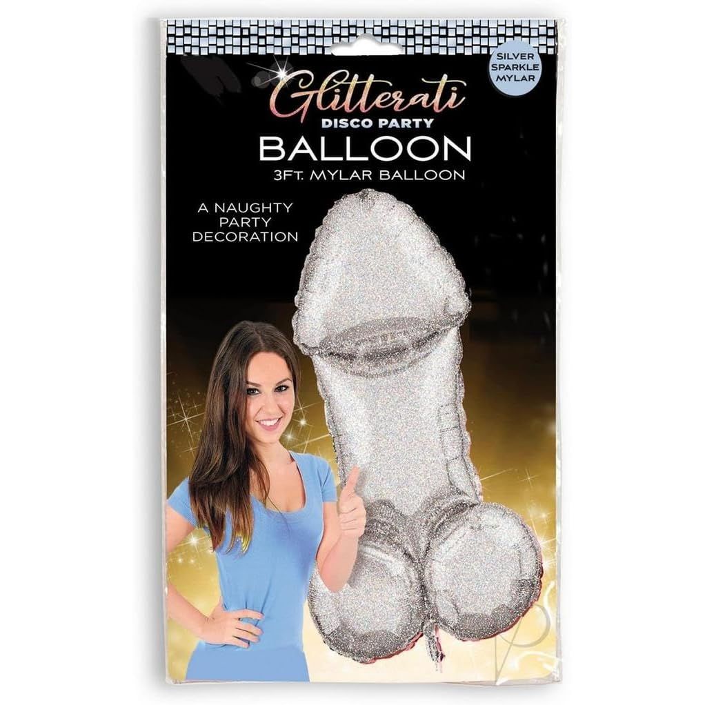 GLITTERATI DISCO PENIS BLLN 3'