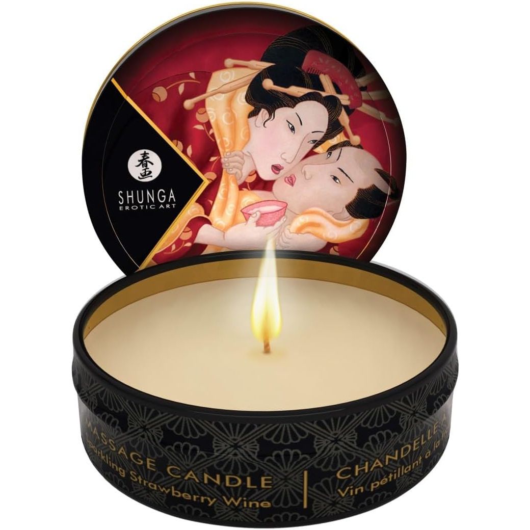 SHUNGA STRBRY WINE MINI CANDLE