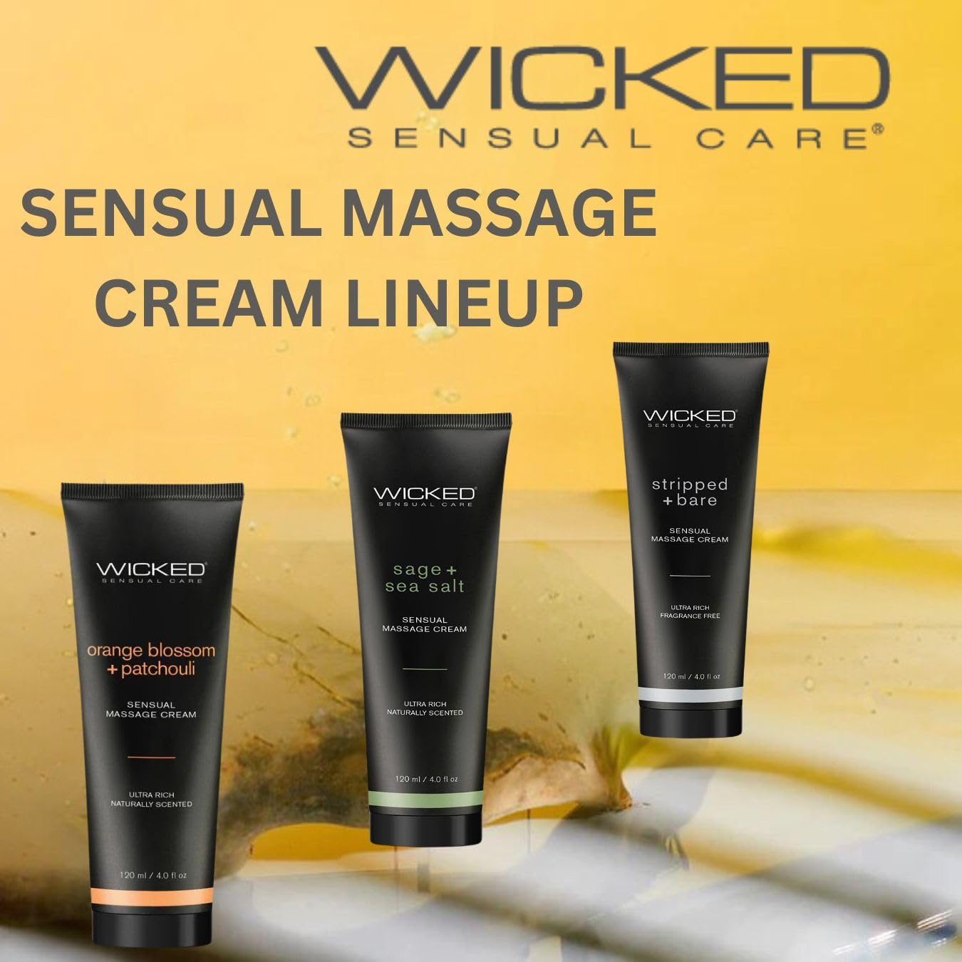 WICKED STRPPD BARE CRM PKT 144