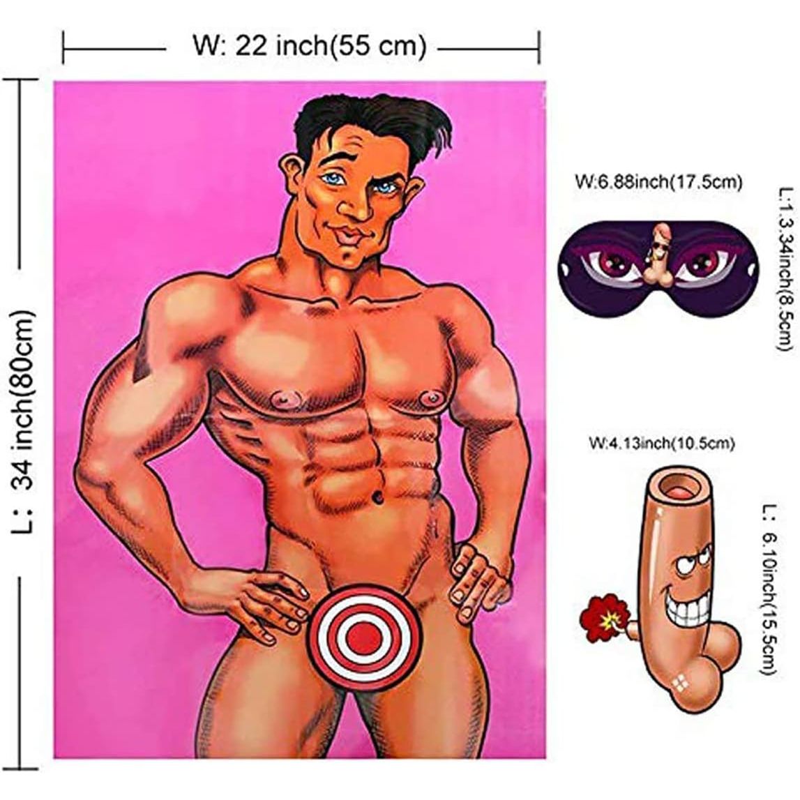 DICK HEAD RING TOSS GAME