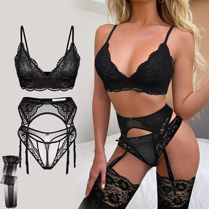 ROYAL 4pc BRA/GRTRBLT/PNTY/HSE