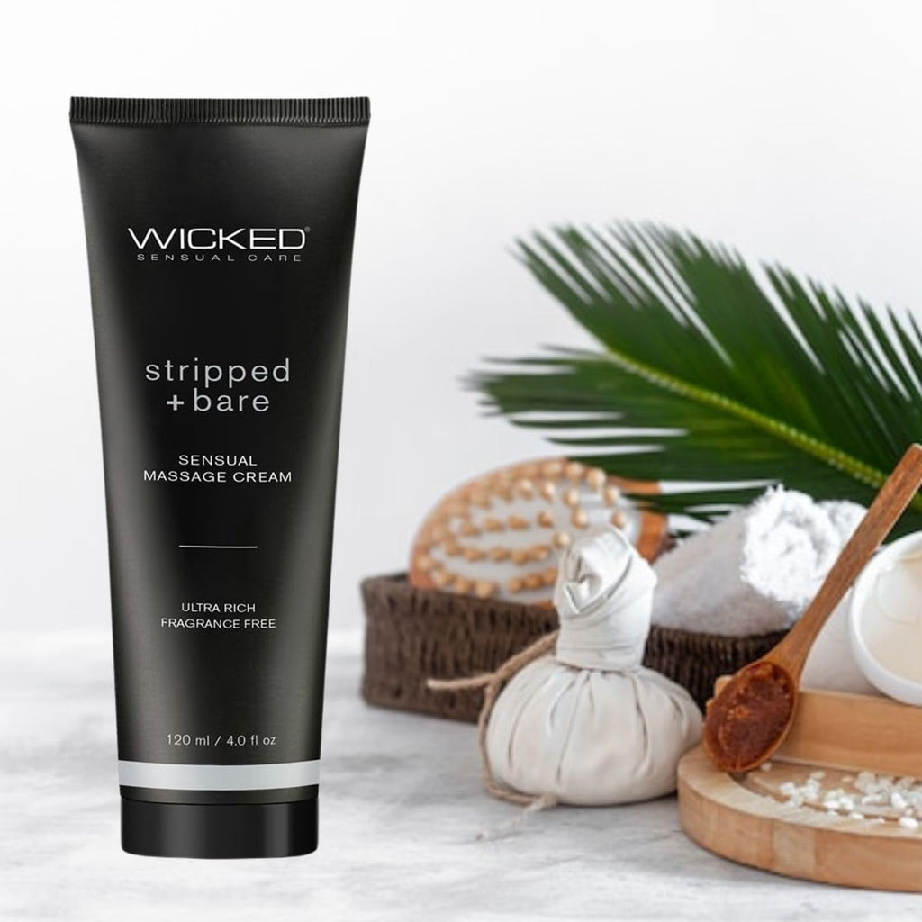 WICKED STRPPD BARE CRM PKT 144