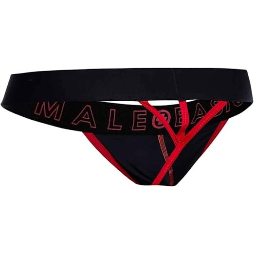 NEON THONG RED SM