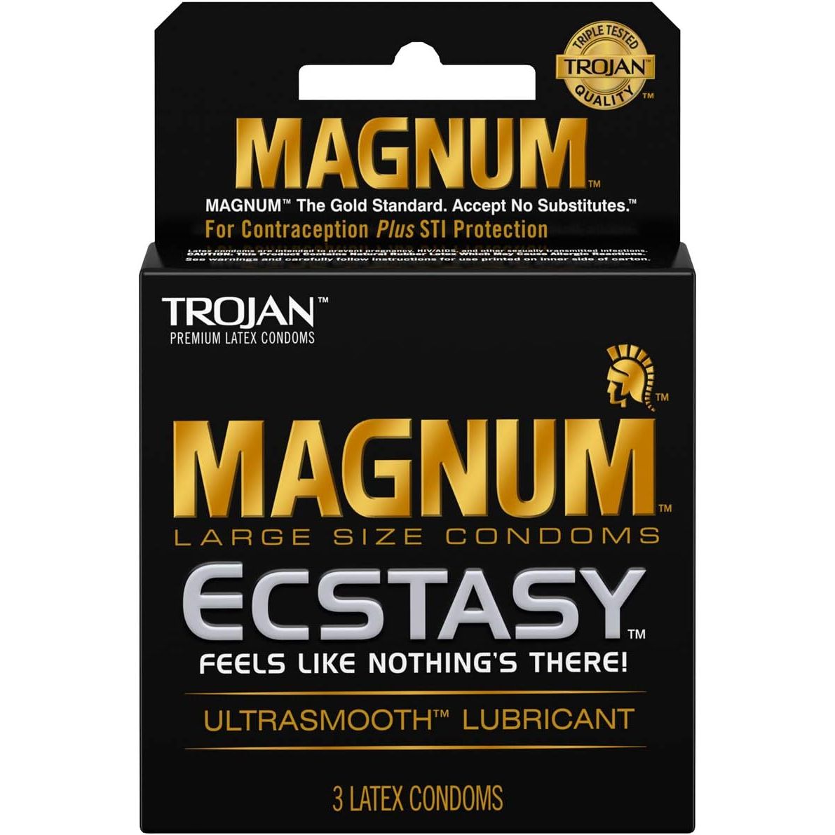 TROJAN MAGNUM THIN CONDOMS 3pk