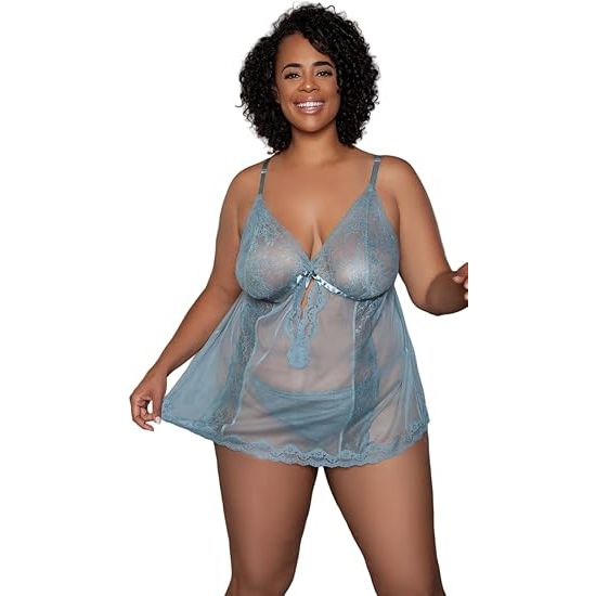BRIDGETTE BBYDLL 2X GREY