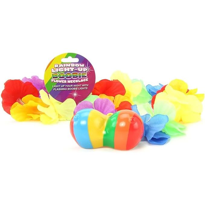 RANBW LITE-UP FLWR BOOB NCKLCE