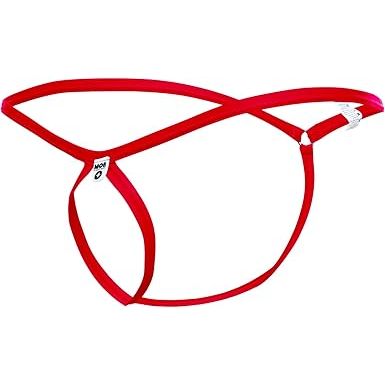 TEAR DROP THONG RED LXL