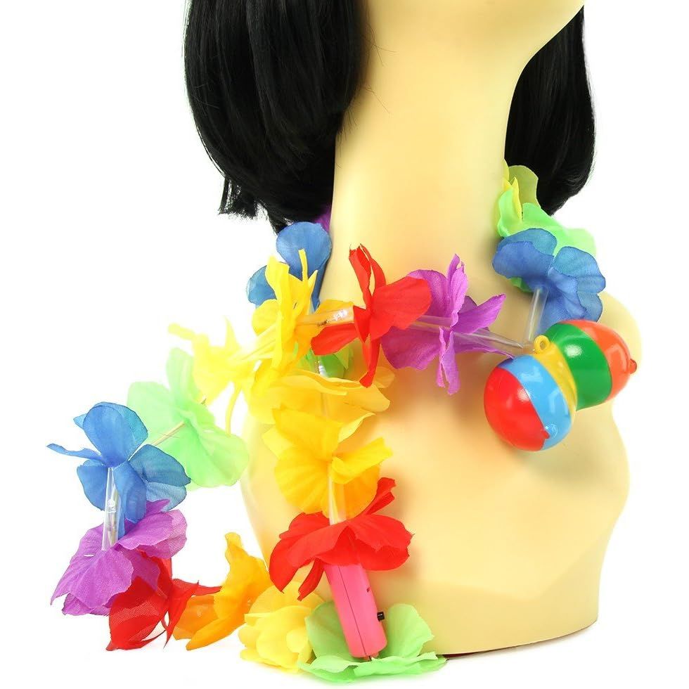 RANBW LITE-UP FLWR BOOB NCKLCE