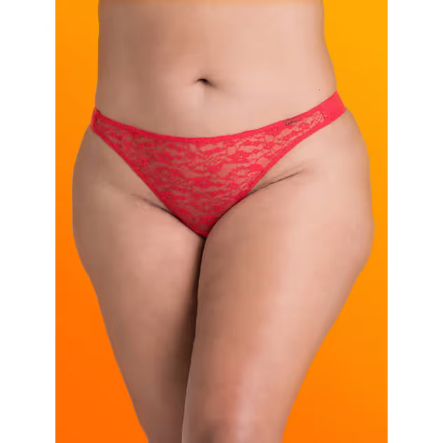 UNWRP ME CRTCHLSS THNG XXL RED